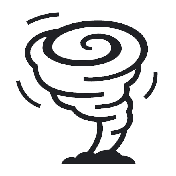 Tornado on Noto Emoji