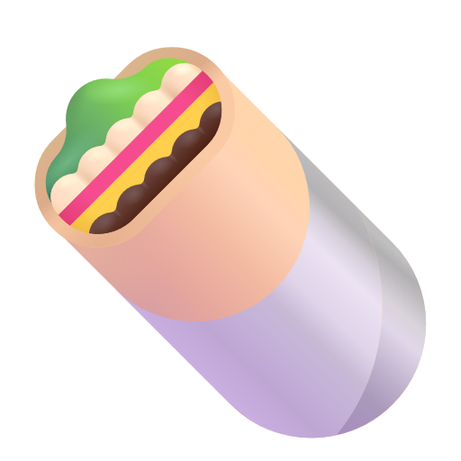 Burrito on Microsoft 3D