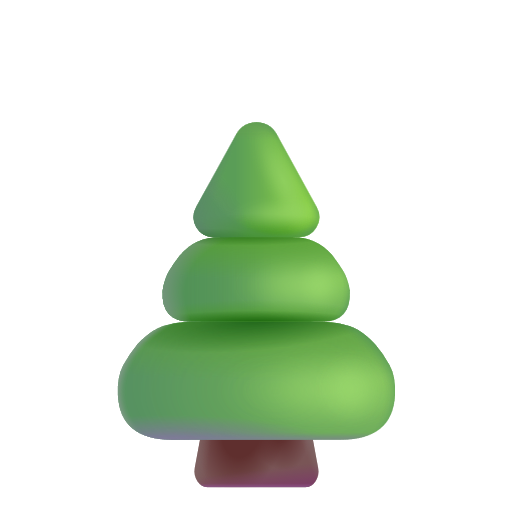 Evergreen Tree on Microsoft 3D