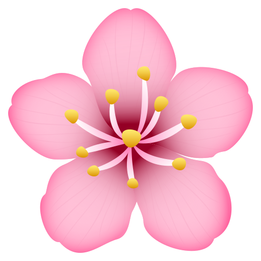 Cherry Blossom on JoyPixels