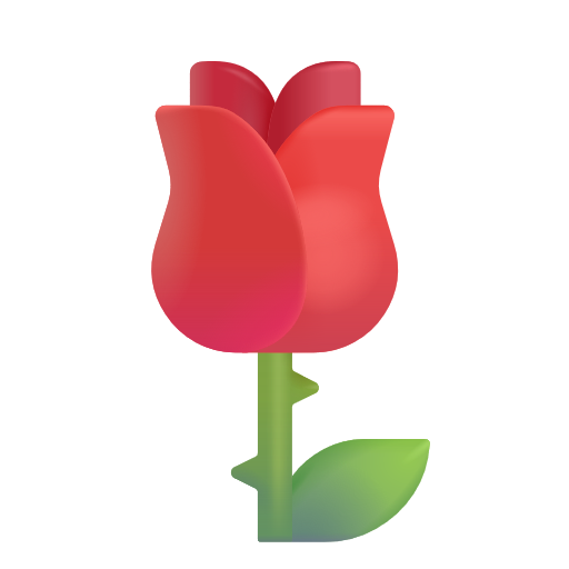 Rose on Microsoft 3D