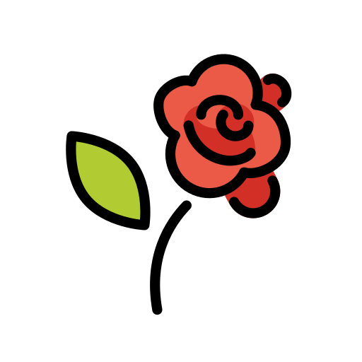 Rose on OpenMoji