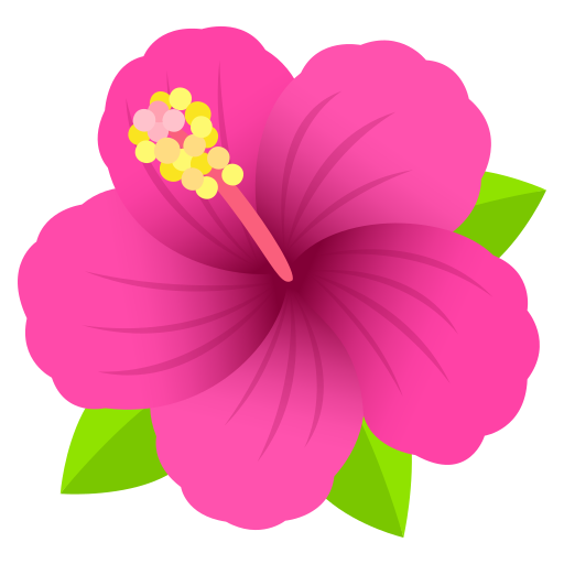 Hibiscus on JoyPixels