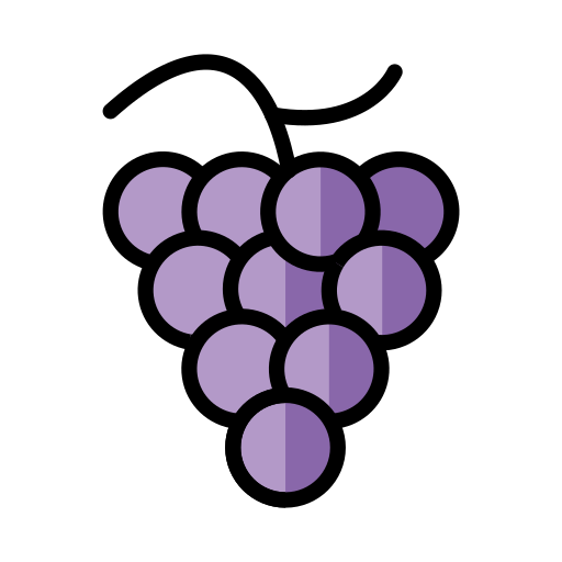 Grapes on OpenMoji