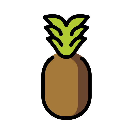 Pineapple on OpenMoji