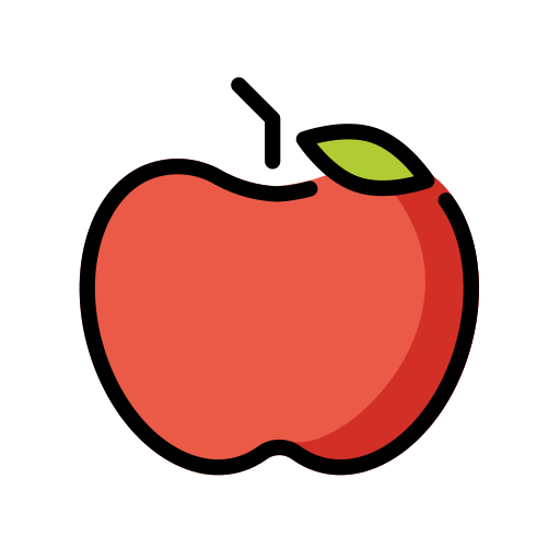 Red Apple on OpenMoji