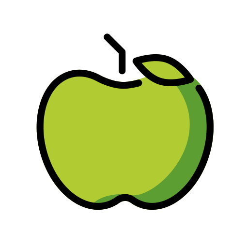 Green Apple on OpenMoji
