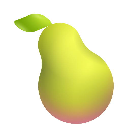 Pear on Microsoft 3D