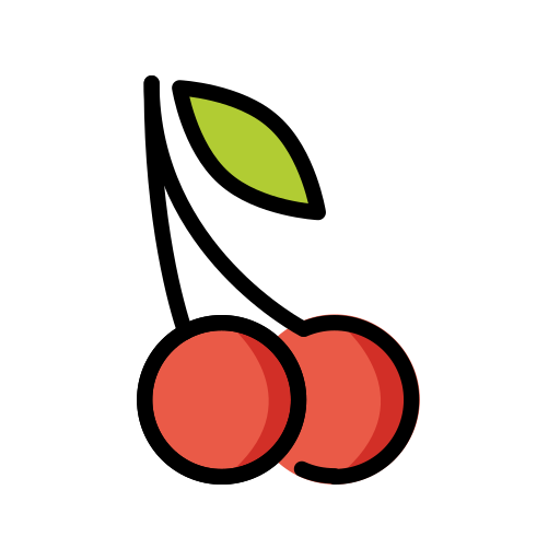 Cherries on OpenMoji