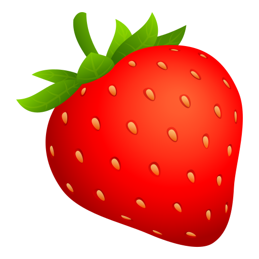 Strawberry on JoyPixels