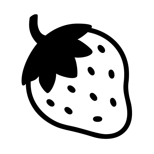 Strawberry on Noto Emoji
