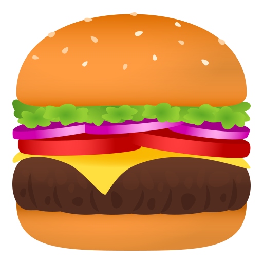 Hamburger on JoyPixels