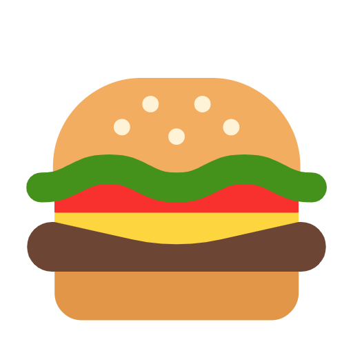 Hamburger on Microsoft Fluent