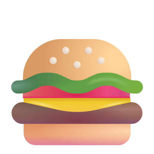 Hamburger on Microsoft 3D