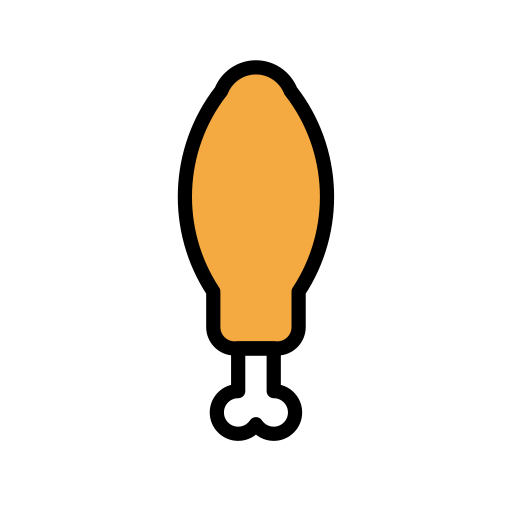 Poultry Leg on OpenMoji