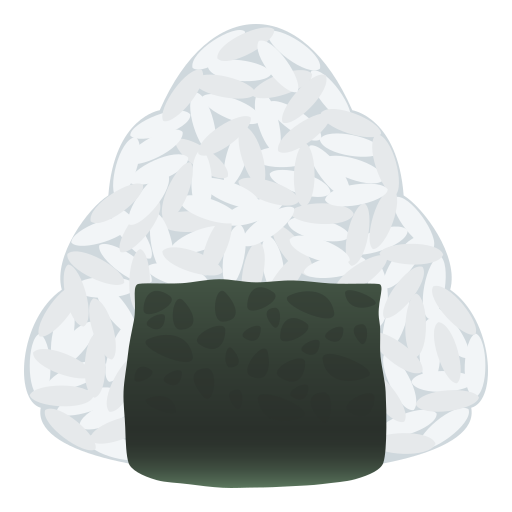 Rice Ball on JoyPixels