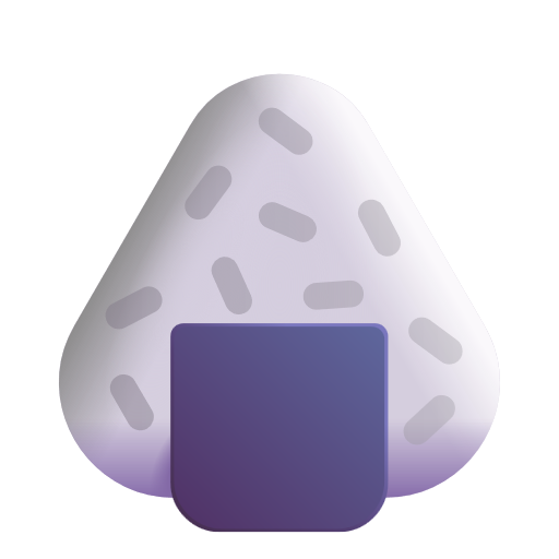 Rice Ball on Microsoft 3D