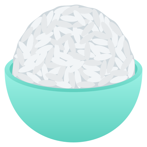 Cooked Rice on JoyPixels