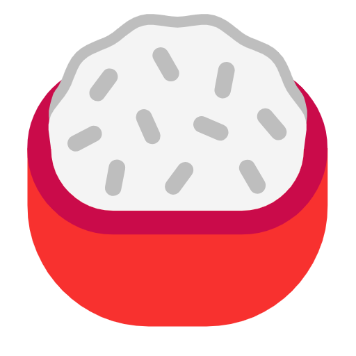 Cooked Rice on Microsoft Fluent