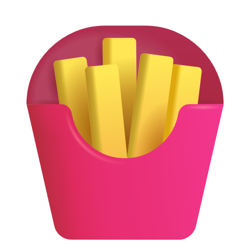 French Fries on Microsoft 3D