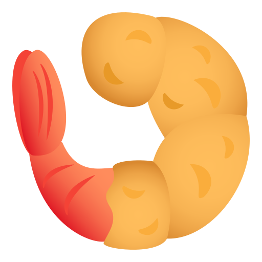 Fried Shrimp on JoyPixels