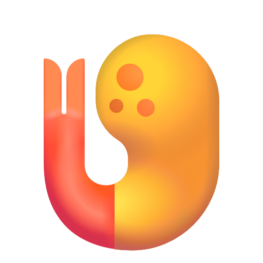 Fried Shrimp on Microsoft 3D