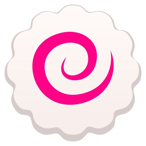 Fish Cake With Swirl Design on JoyPixels