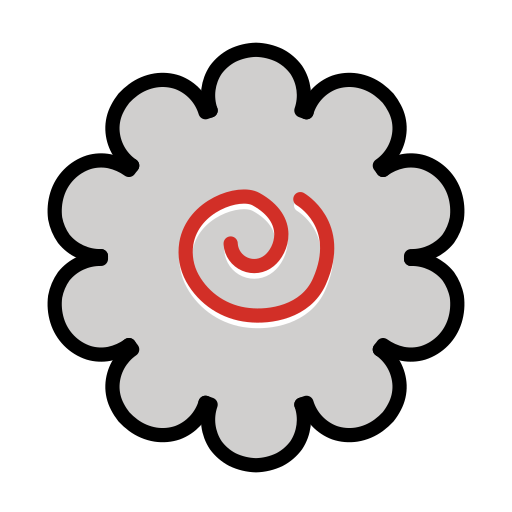 Fish Cake With Swirl Design on OpenMoji