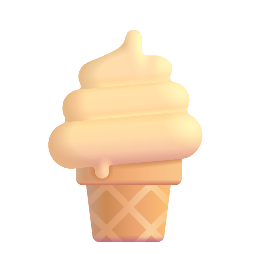 Soft Ice Cream on Microsoft 3D