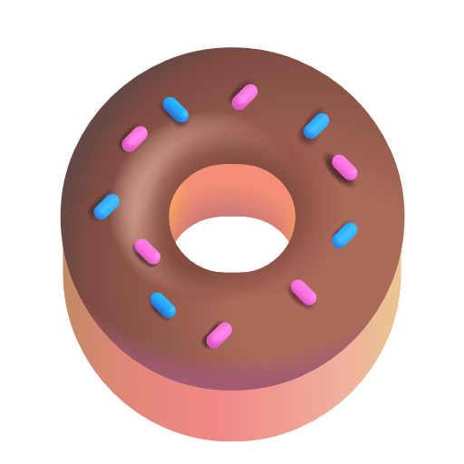 Doughnut on Microsoft 3D
