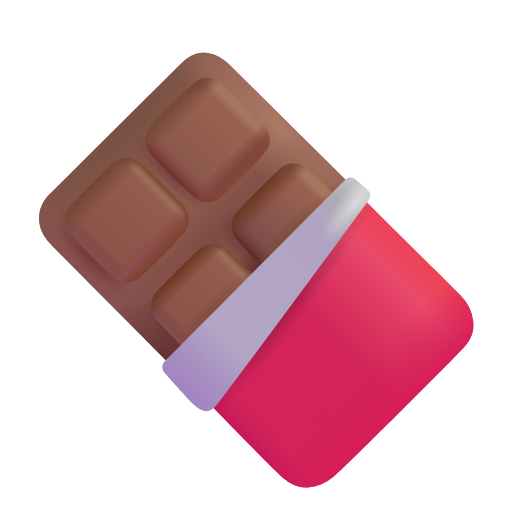 Chocolate Bar on Microsoft 3D