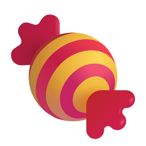 Candy on Microsoft 3D