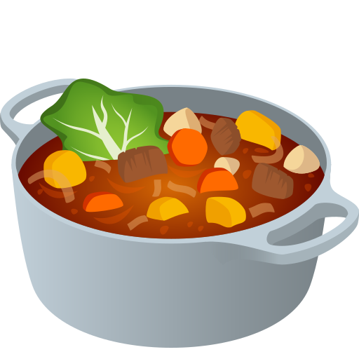 Pot Of Food on JoyPixels