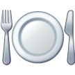 Fork And Knife With Plate on Samsung