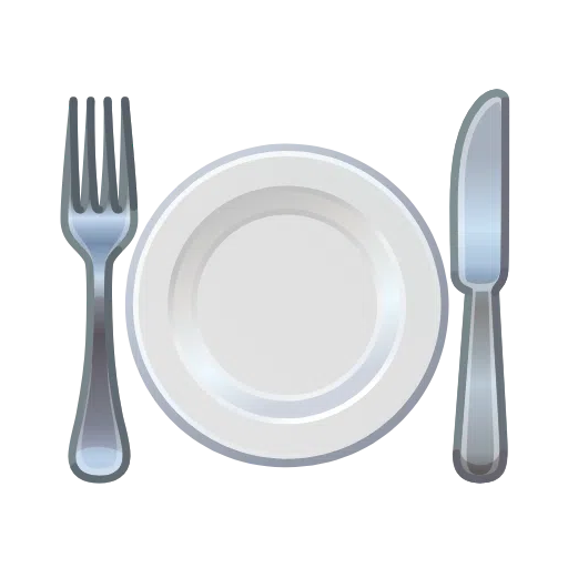 Fork And Knife With Plate on Telegram