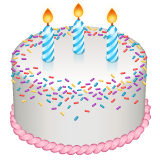 Birthday Cake on WhatsApp