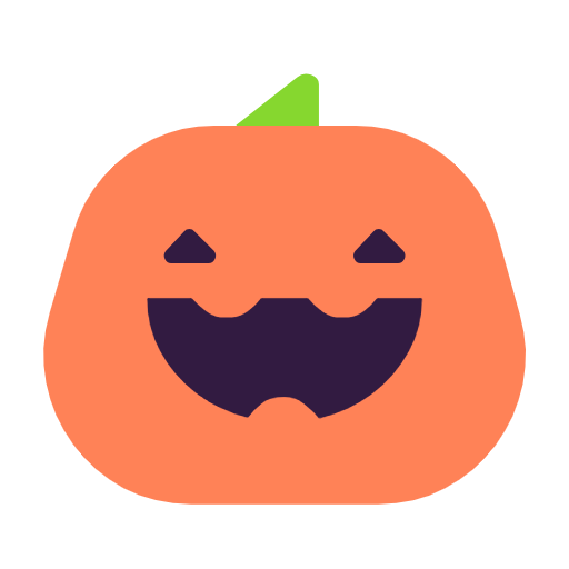 Jack-o-lantern on Microsoft Fluent