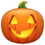 Jack-o-lantern on WhatsApp