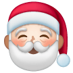 Father Christmas: Light Skin Tone on Samsung