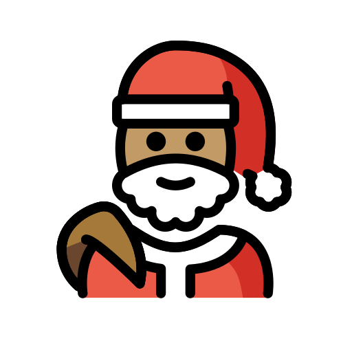 Father Christmas: Medium Skin Tone on OpenMoji