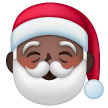 Father Christmas: Dark Skin Tone on Samsung