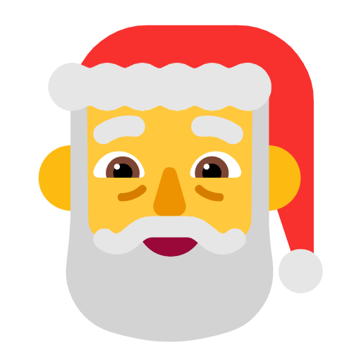 Father Christmas on Microsoft Fluent