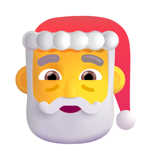 Father Christmas on Microsoft 3D