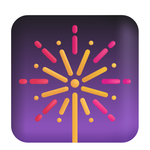 Fireworks on Microsoft 3D