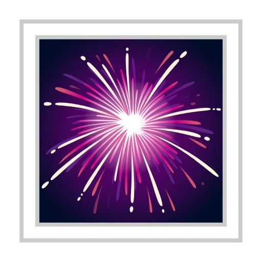 Fireworks on Telegram