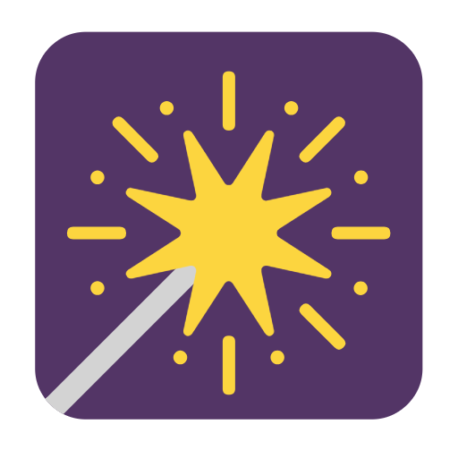 Firework Sparkler on Microsoft Fluent