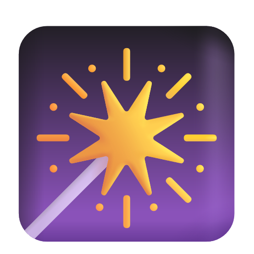 Firework Sparkler on Microsoft 3D
