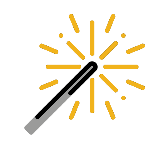 Firework Sparkler on OpenMoji