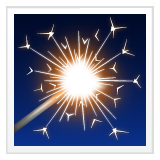 Firework Sparkler on WhatsApp