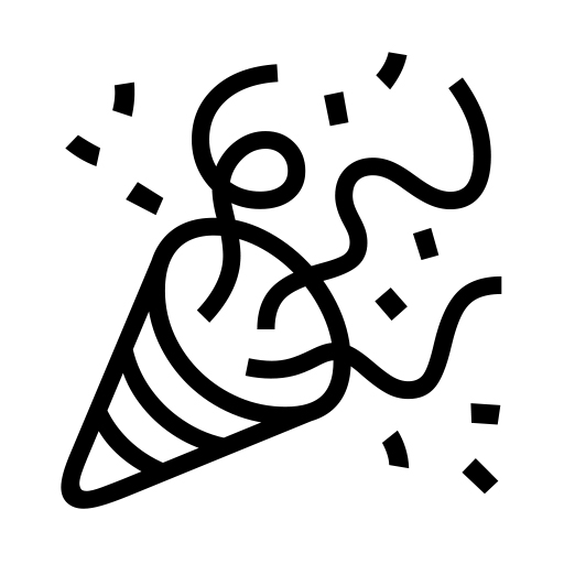 Party Popper on Noto Emoji